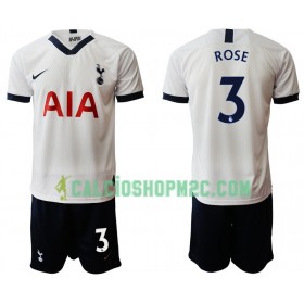 Tottenham Hotspur ROSE 3 Bambino Maglia Prima 2019/2020 Manica Corta (+ Pantaloncini)